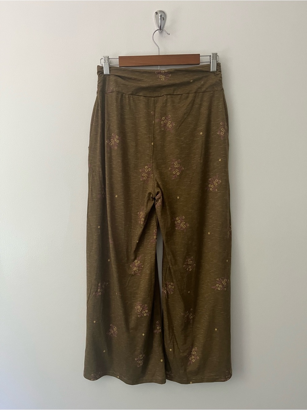 Toad & Co Chaka Wide Leg Pull On Pants Floral Stretch Boho Hippie Small - Picture 5 of 12